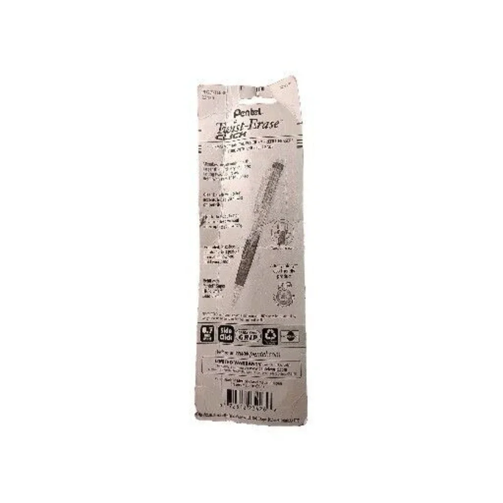 Pentel‎ Pencil Twist-Erase Slide Click Automatic .7mm Black No. 23426 HB Lead=#2